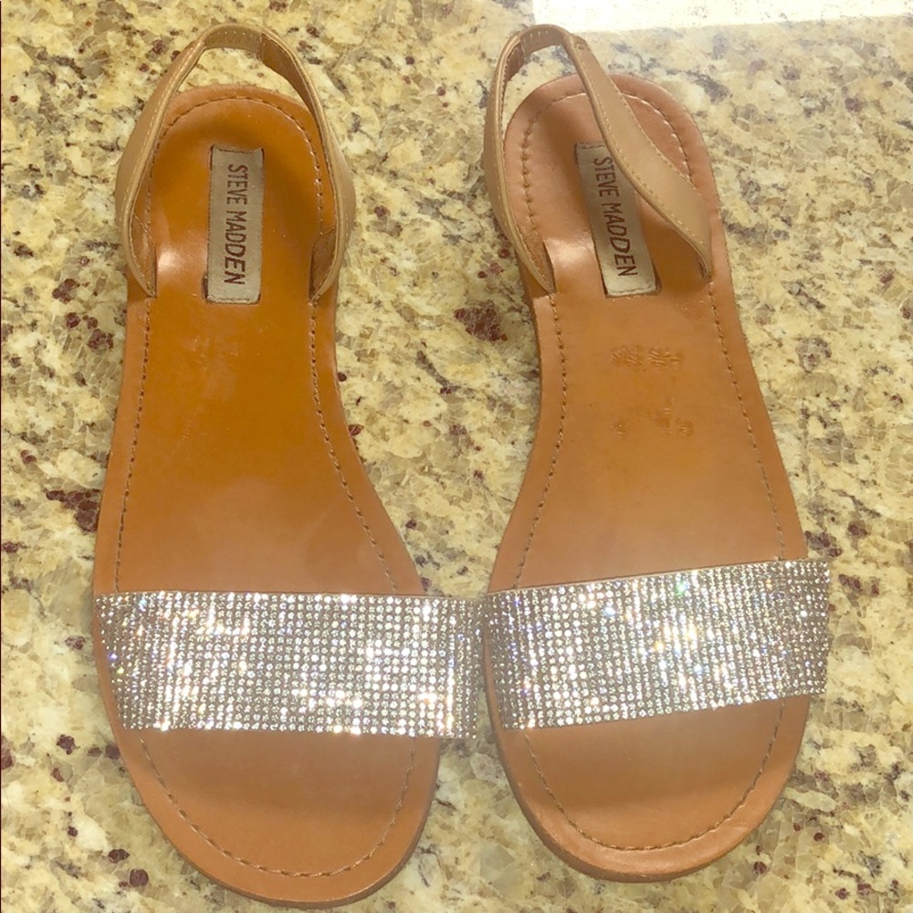 Steve Madden Rock Rhinestone Sandals
